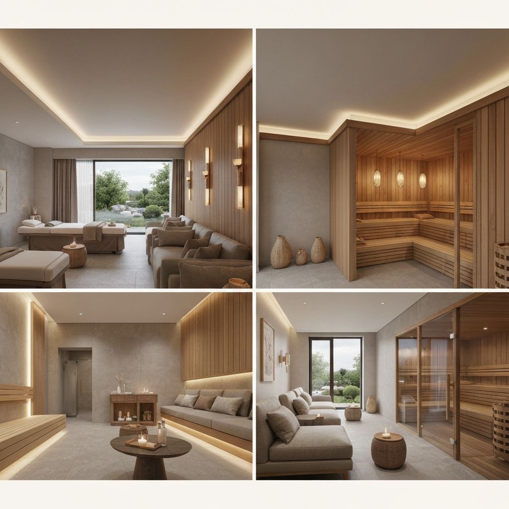 Modern spa facility and infrastructure